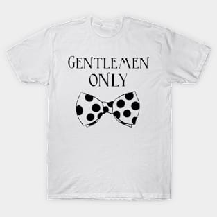 Gentlemen Only Bow Tie T-Shirt